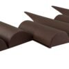 Lawn Edging, Plastic Palisade Wood Effect, 2.5m Box, Brown New Arrivals Free Shipping 29