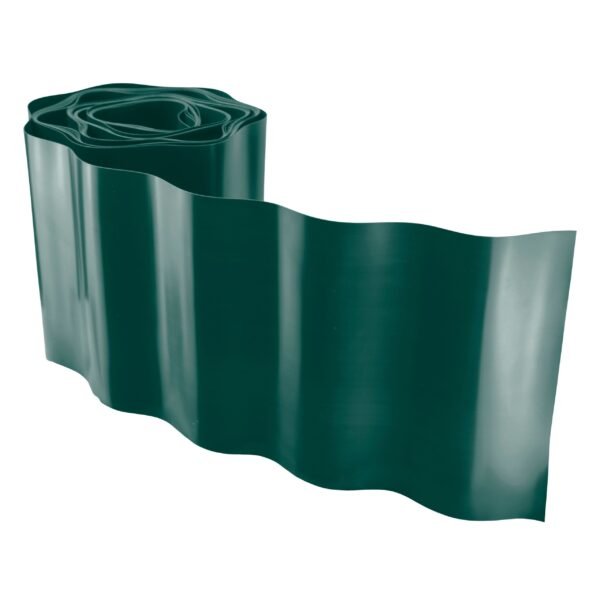 Wavy plastic garden lawn edging, h=10cm, l=9m, green – plastic lawn edging border uk plastic lawn edging free shipping 4