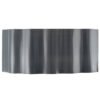 Wavy plastic garden lawn edging, h=10cm, l=9m, gray – plastic lawn edging border uk plastic lawn edging free shipping 3