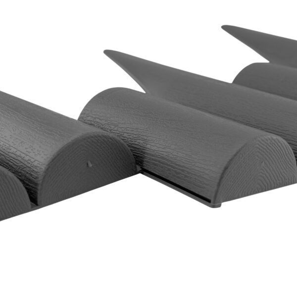 Lawn Edging, Plastic Palisade Wood Effect, 2.5m Box, Gray New Arrivals Free Shipping 15