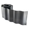 Wavy plastic garden lawn edging, h=15cm, l=9m, gray – plastic lawn edging border uk plastic lawn edging free shipping 5