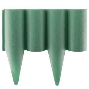 Lawn Edging, Plastic Palisade Wood Effect, 2.5m Box, Green New Arrivals Free Shipping