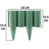 Lawn edging, plastic palisade wood effect, 2. 5m box, green – plastic lawn edging border uk new arrivals free shipping 25