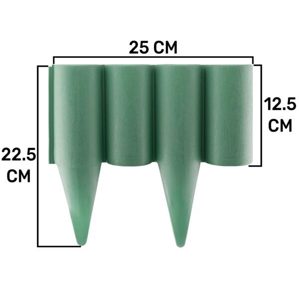 Lawn edging, plastic palisade wood effect, 2. 5m box, green – plastic lawn edging border uk new arrivals free shipping 11