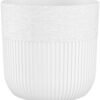 Luca pot without hole 160mm white – luca decorative garden plant pot uk flower pots & planters free shipping