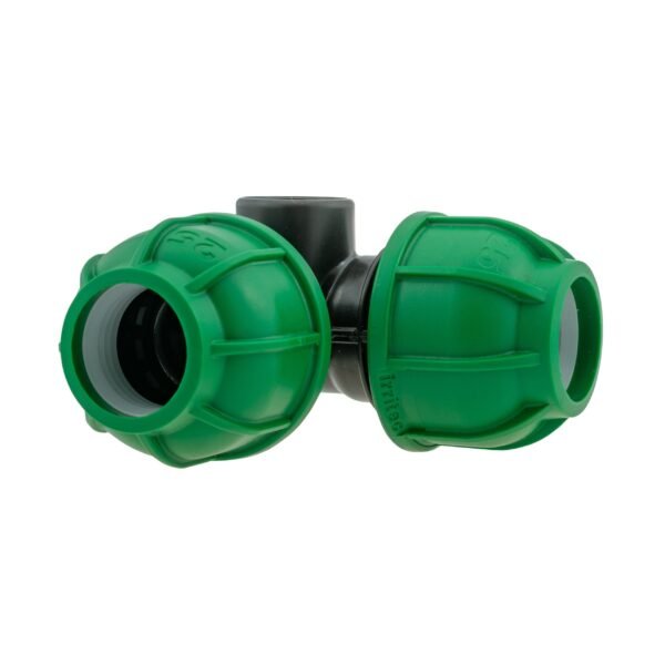 Mdpe elbow-tee 25mm – 1/2″ bspf – heavy duty pipe & hose fitting uk mdpe fittings free shipping 5
