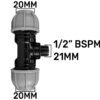Wall Flange Kit 20mm MDPE – Lever Valve & 20mm MDPE Tee MDPE Wall Flange Kits Free Shipping 37