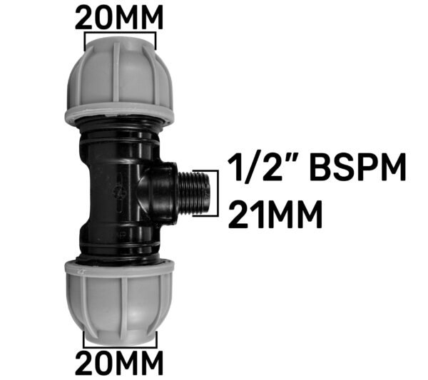 Wall Flange Kit 20mm MDPE – Lever Valve & 20mm MDPE Tee MDPE Wall Flange Kits Free Shipping 17