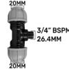 Ibc 2” s60x6 cap with large plastic valve and mdpe tee 20mm ibc tanks fittings free shipping 6