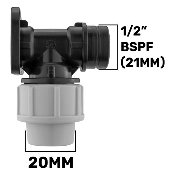 Wall flange kit 20mm mdpe – lever tap 1/2 inch, geka barb 1/2 inch mdpe wall flange kits free shipping 19