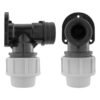 Wall flange kit 25mm mdpe + lever valve + 25mm mdpe tee – mdpe pipe wall flange kit uk mdpe wall flange kits free shipping 43