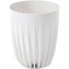 Mira pot without hole 145mm white – mira decorative garden plant pot uk flower pots & planters free shipping