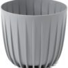 Mira pot without hole 160mm gray – mira decorative garden plant pot uk flower pots & planters free shipping