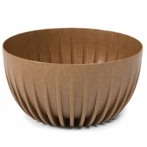 Mira Bowl Pot, Insert and Hole with Plug 240mm Eco Wood