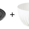 Mira bowl pot, insert and hole with plug 300mm white – home diy accessory uk pots free shipping 11