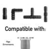 Mix 1/2″ barb connectors porous10 home & garden free shipping 6