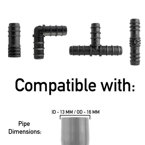 Mix 1/2″ barb connectors porous10 home & garden free shipping 6