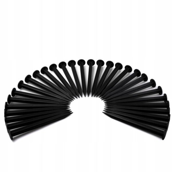 Pegs for lawn border set black – garden tool & accessory uk fence posts free shipping 9