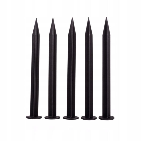 Pegs for lawn border set black – garden tool & accessory uk fence posts free shipping 11