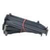 Lawn border set, easy border 100mm black 10m with pegs – plastic lawn edging border uk roll borders free shipping 10