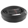 Lawn border set, easy border 100mm black 10m with pegs – plastic lawn edging border uk roll borders free shipping 3