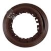 Lawn border set, easy border 40mm brown 10m with pegs – plastic lawn edging border uk roll borders free shipping 10