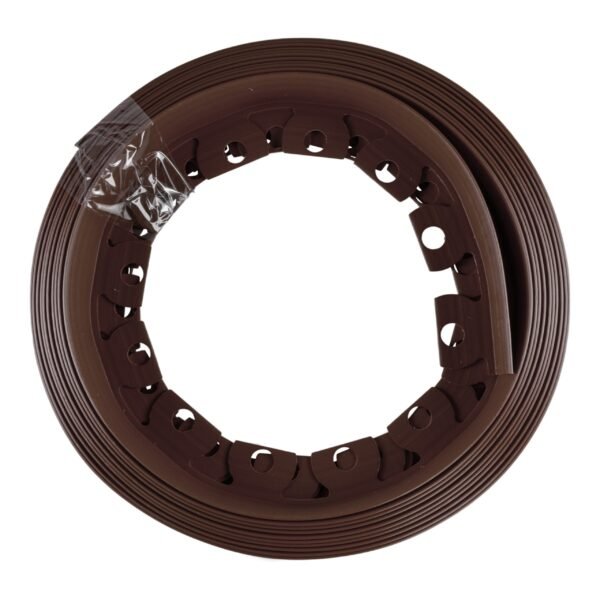 Lawn border set, easy border 60mm brown 10m with pegs – plastic lawn edging border uk roll borders free shipping 19