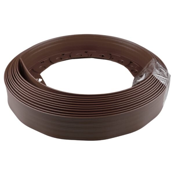 Lawn border set, easy border 60mm brown 10m with pegs – plastic lawn edging border uk roll borders free shipping 13