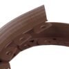 Lawn border set, easy border 60mm brown 10m with pegs – plastic lawn edging border uk roll borders free shipping 5