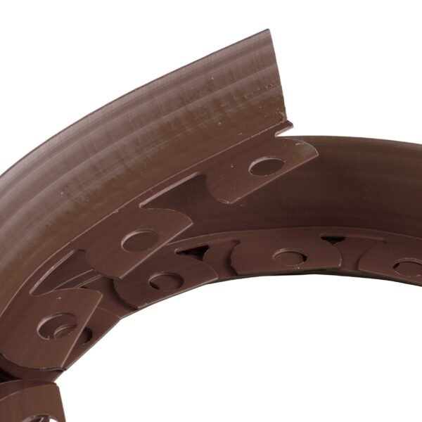 Lawn border set, easy border 60mm brown 10m with pegs – plastic lawn edging border uk roll borders free shipping 14
