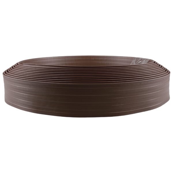 Lawn border set, easy border 40mm brown 10m with pegs – plastic lawn edging border uk roll borders free shipping 7