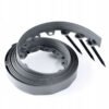 Lawn border set, easy border 60mm gray 10m with pegs – plastic lawn edging border uk roll borders free shipping 1