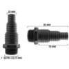Pond Connector 1″ BSPM – 20/25/32mm New Arrivals Free Shipping 15