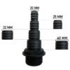 Pond Connector 1.5" BSPM - 20/25/32/40mm