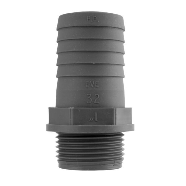 Ibc 2” s60x6 cap with 32mm barb straight – heavy duty pipe & hose fitting uk ibc tanks fittings free shipping 17
