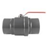 PP 3" BSPF Stopcock with Stainless Steel Ball Valve and