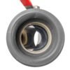 PP 4" BSPF Stopcock with Stainless Steel Ball Valve and