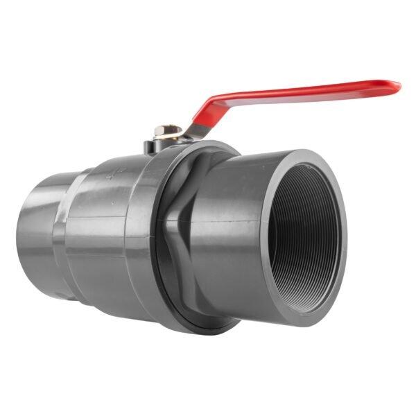 PP 4" BSPF Stopcock with Stainless Steel Ball Valve and