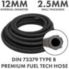 Rubber reinforced with a heat resistant textile braid – heavy duty pipe & hose fitting uk hose free shipping 1