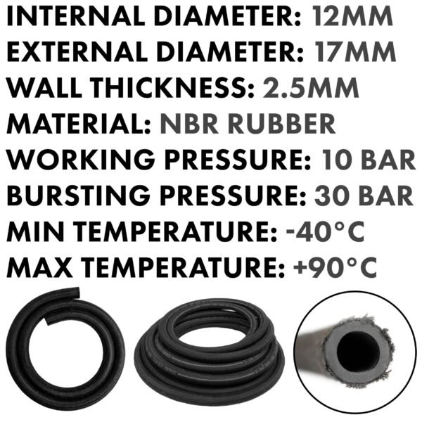 Rubber reinforced with a heat resistant textile braid – heavy duty pipe & hose fitting uk hose free shipping 2