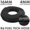 Rubber 16mm braided fuel, oil hose sae j30 r6, 50m – heavy duty pipe & hose fitting uk hose free shipping 3