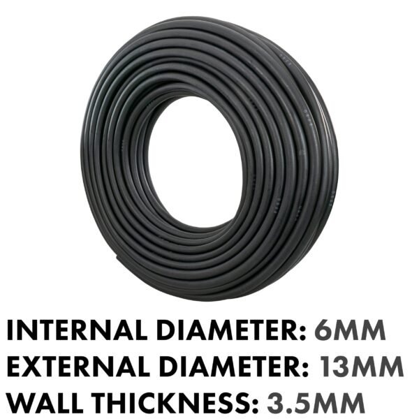 Rubber 6mm braided fuel, oil hose sae j30 r6, 50m – heavy duty pipe & hose fitting uk hose free shipping 3
