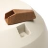 Roma Bowl Pot with Legs, Insert and Hole with Plug 240mm