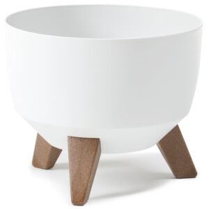 Roma Bowl Pot with Legs, Insert and Hole with Plug 330mm