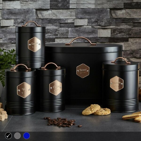Kitchen Canister Set – 5-Piece Airtight Storage Containers Home & Garden Free Shipping 5