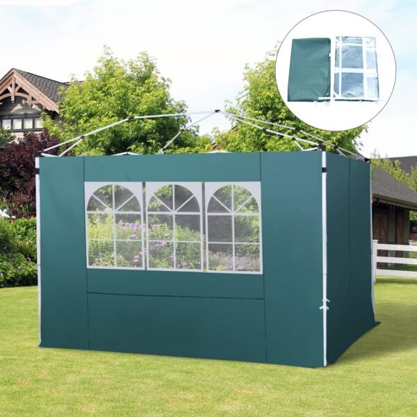 Gazebo Side Panel with Window - 3m Exchangeable, Durable