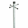 Clothes Pole Long-Lasting Galvanised Heavy-Duty Outdoor Laundry Rod Description: Reliable, heavy-duty clothes pole designed for everyday laundry tasks. Built from galvanised steel with a durable zinc coating, it resists rust and weather-related wear, making it suitable for indoor use or sheltered outdoor spaces. Ideal for busy households, DIYers, and families seeking a practical, long-lasting laundry solution. Key benefits: - Durable galvanised steel construction resists rust and corrosion for years of service. - Heavy-duty design supports regular laundry loads with ease. - Zinc-coated finish provides weather resistance in indoor or sheltered outdoor use. - Easy to install with standard mounting methods and simple maintenance. - Clean, unobtrusive look that fits a range of spaces from utility rooms to porches. Key specifications: - Material: Galvanised steel - Finish: Zinc galvanised coating - Use: Indoor and sheltered outdoor drying