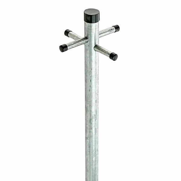 Clothes Pole Long-Lasting Galvanised Heavy-Duty Outdoor Laundry Rod Description: Reliable, heavy-duty clothes pole designed for everyday laundry tasks. Built from galvanised steel with a durable zinc coating, it resists rust and weather-related wear, making it suitable for indoor use or sheltered outdoor spaces. Ideal for busy households, DIYers, and families seeking a practical, long-lasting laundry solution. Key benefits: - Durable galvanised steel construction resists rust and corrosion for years of service. - Heavy-duty design supports regular laundry loads with ease. - Zinc-coated finish provides weather resistance in indoor or sheltered outdoor use. - Easy to install with standard mounting methods and simple maintenance. - Clean, unobtrusive look that fits a range of spaces from utility rooms to porches. Key specifications: - Material: Galvanised steel - Finish: Zinc galvanised coating - Use: Indoor and sheltered outdoor drying