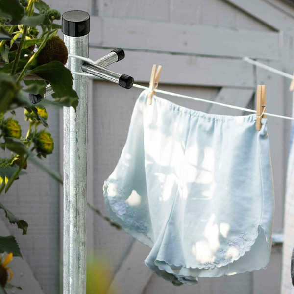 Clothes Pole Long-Lasting Galvanised Heavy-Duty Outdoor Laundry Rod Description: Reliable, heavy-duty clothes pole designed for everyday laundry tasks. Built from galvanised steel with a durable zinc coating, it resists rust and weather-related wear, making it suitable for indoor use or sheltered outdoor spaces. Ideal for busy households, DIYers, and families seeking a practical, long-lasting laundry solution. Key benefits: - Durable galvanised steel construction resists rust and corrosion for years of service. - Heavy-duty design supports regular laundry loads with ease. - Zinc-coated finish provides weather resistance in indoor or sheltered outdoor use. - Easy to install with standard mounting methods and simple maintenance. - Clean, unobtrusive look that fits a range of spaces from utility rooms to porches. Key specifications: - Material: Galvanised steel - Finish: Zinc galvanised coating - Use: Indoor and sheltered outdoor drying