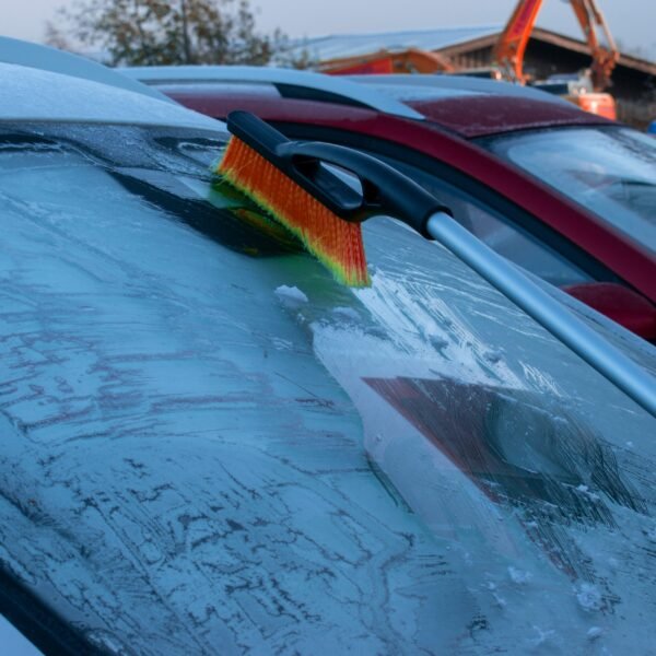 Telescopic snow brush + ice scraper orange – telescopic car ice scraper snow brush uk ice scrapers free shipping 13